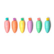 Set de 6 surligneurs legami carottes