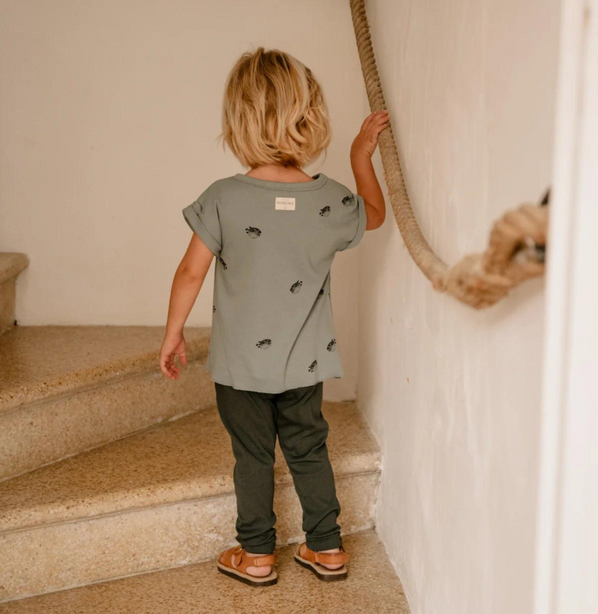 t-shirt bleu poisson 