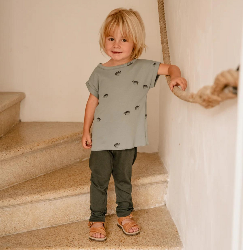 t-shirt bleu poisson 