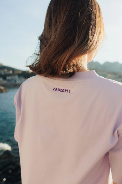 tshirt boxy lilas 23degres 