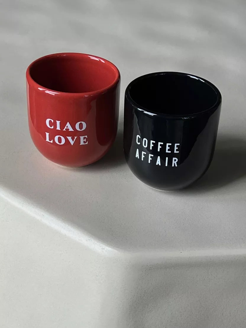 Tasse ciao love et coffee affair sisi 