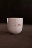 Tasse j'adore sisi lilas 