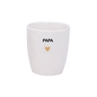 Tasse avec inscription papa coeur doré