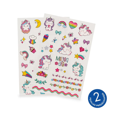 Tatouage ephemere unicorn legami