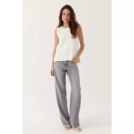 Top blanc caleandra artlove