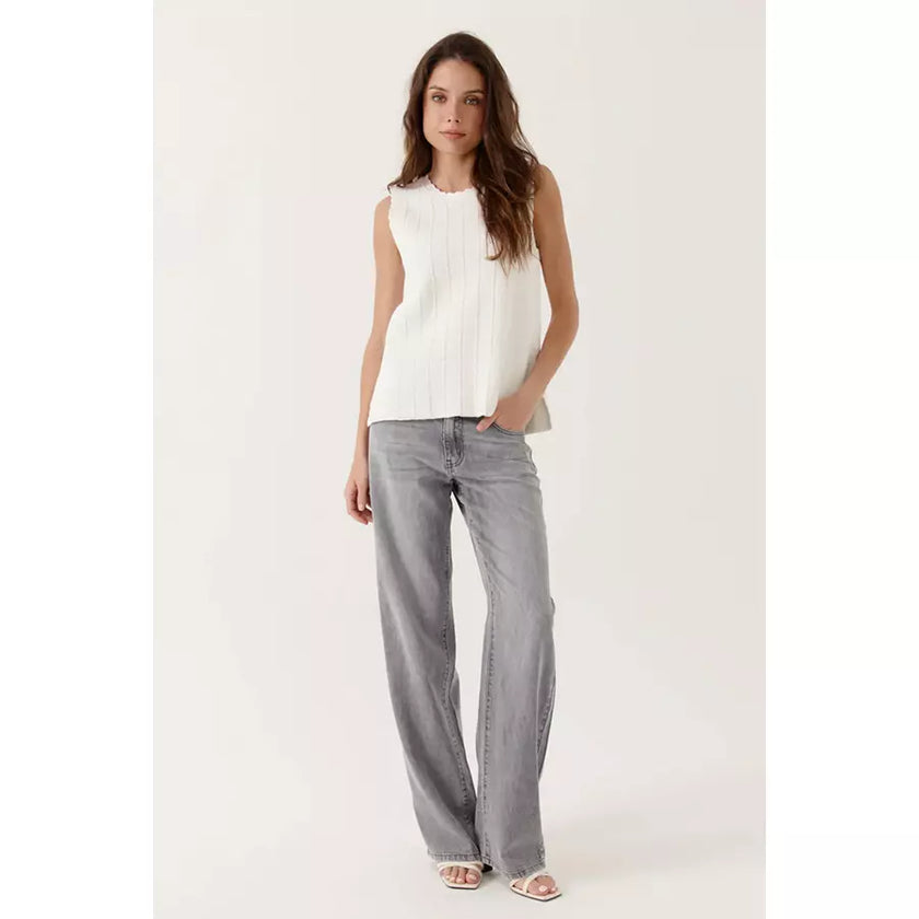 Top blanc caleandra artlove