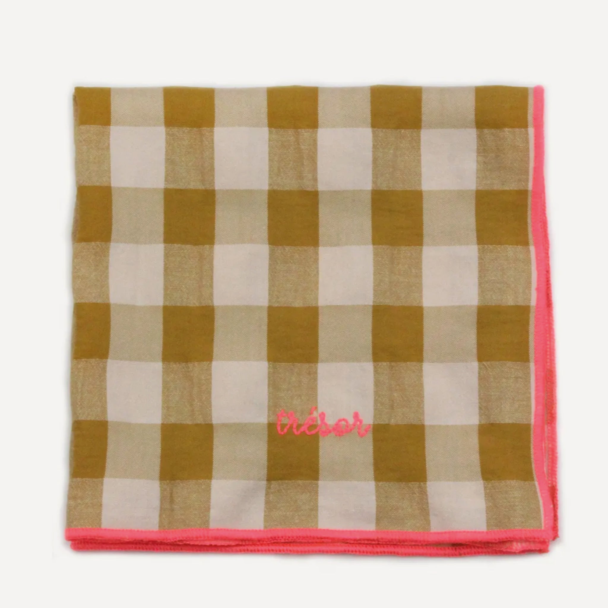 Serviettes de table | Vichy et Broderies