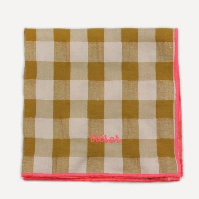 Serviettes de table | Vichy et Broderies