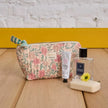 trousse à maquille rose et bleu