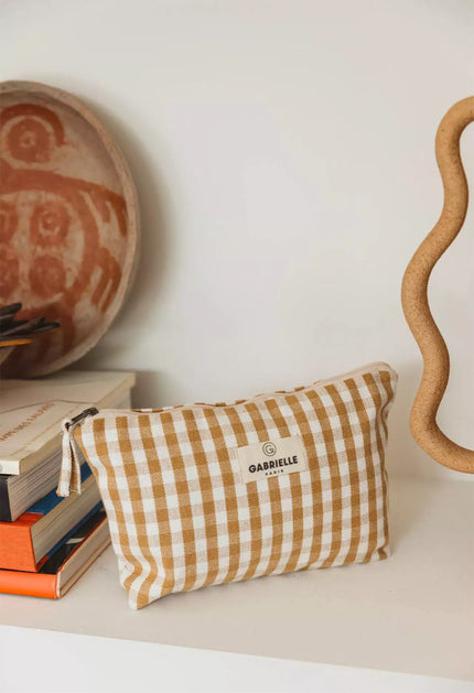 Trousse de beauté vichy camel Gabrielle