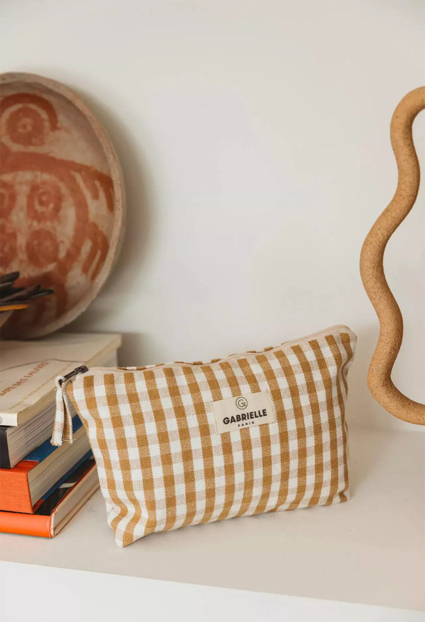 Trousse de beauté vichy camel Gabrielle