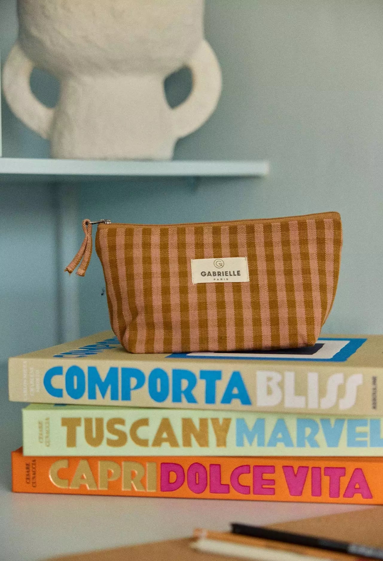 Trousse de beauté vichy glaise Gabrielle