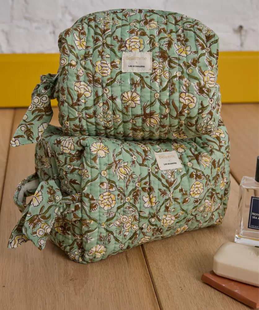 Trousse de toilette bellemme Albertine Vert Aqua 