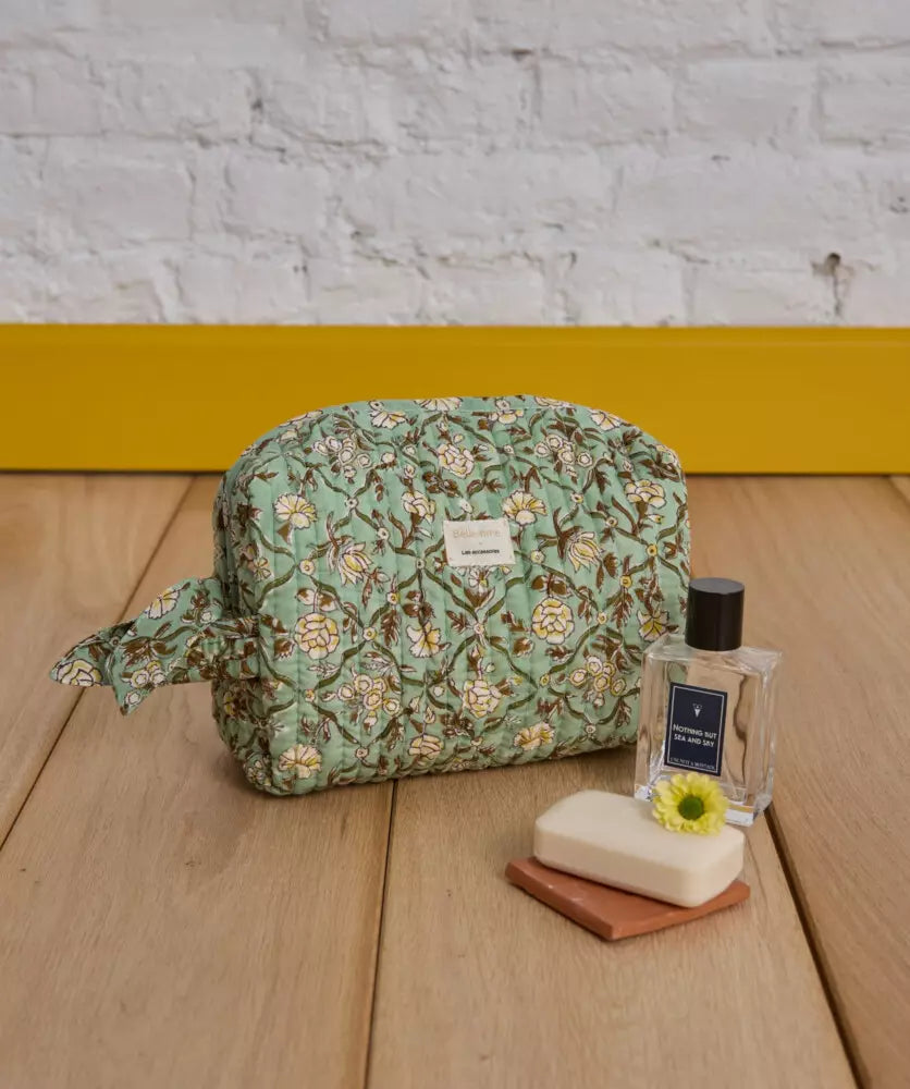 Trousse de toilette bellemme Albertine Vert Aqua 