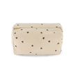 Trousse de toilette vic sable imprimé coeur noir