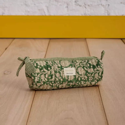 trousse d'école verte