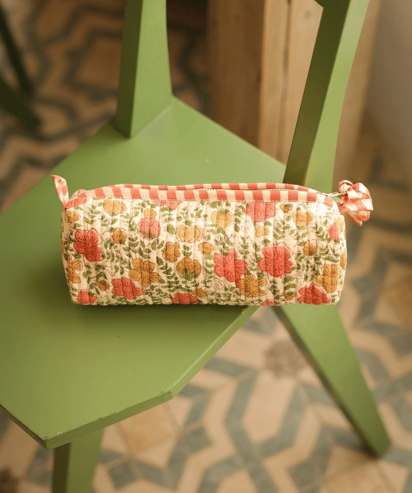 Trousse d'écolier ellis ocre Bellemme