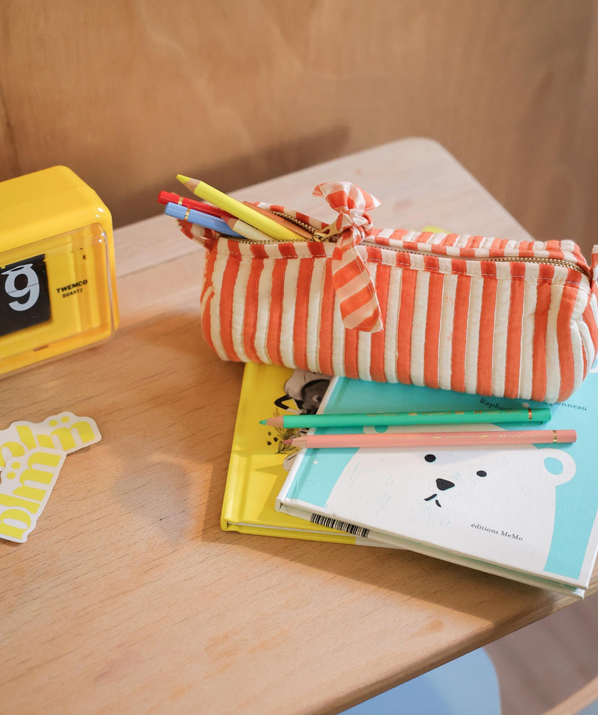 Trousse d'écolier rayure lennon bellemme