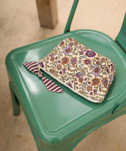 Trousse à maquillage ashley lavande bellemme