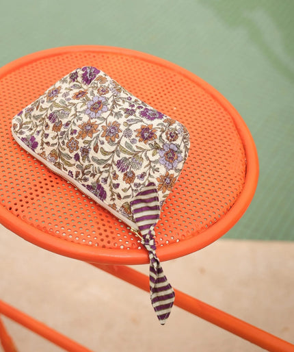 Trousse à maquillage ashley lavande bellemme