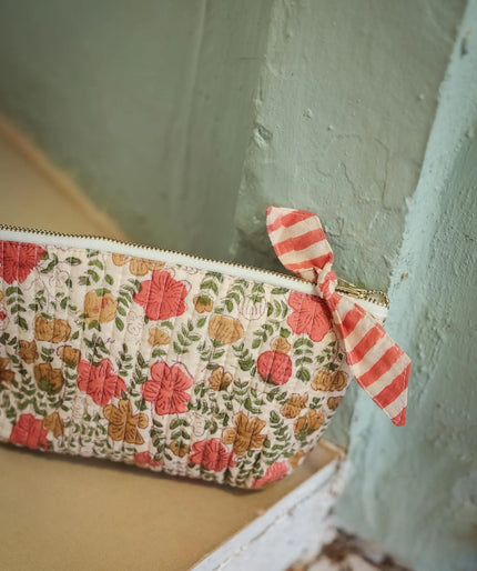 Trousse à maquillage ellis ocre bellemme