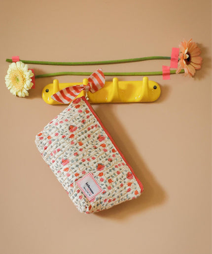 Trousse à maquillage rosa sorbet d'été bellemme
