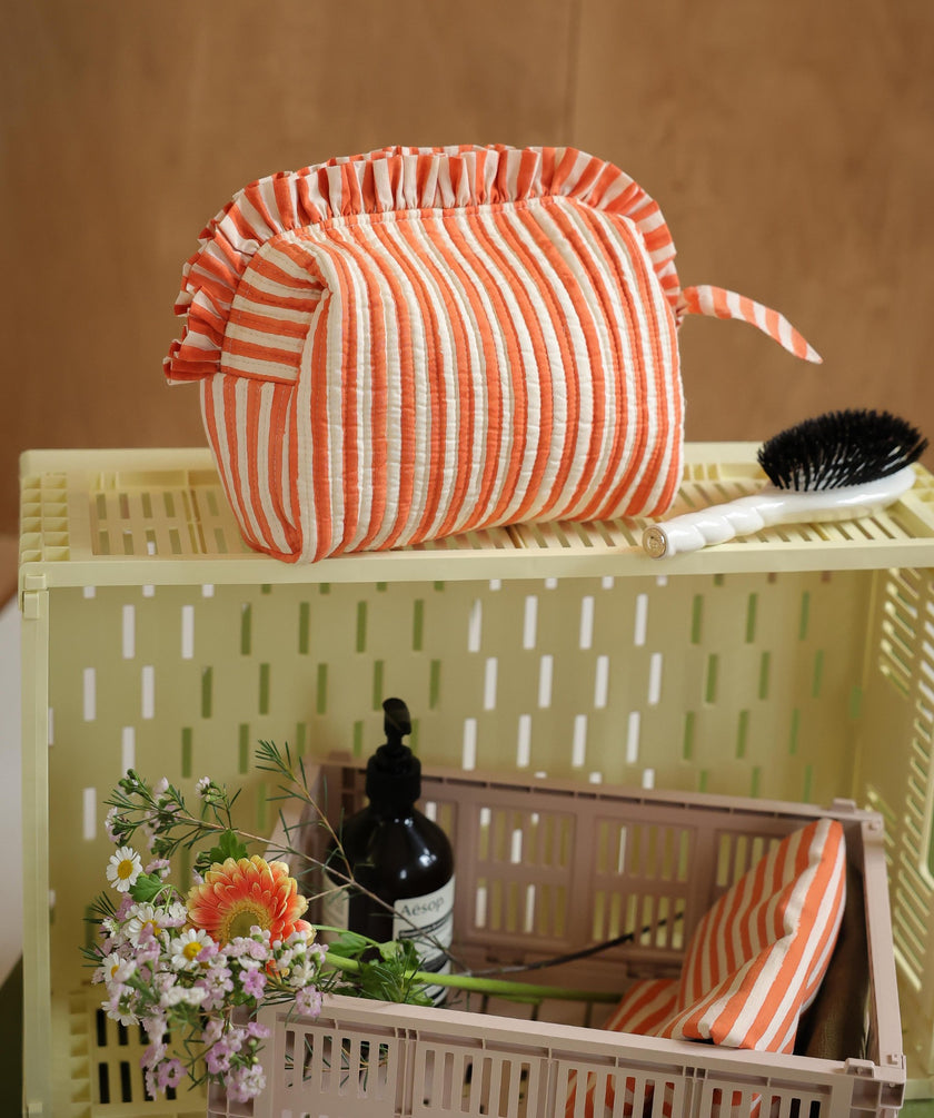 Trousse de toilette grand format rayures lennon Bellemme