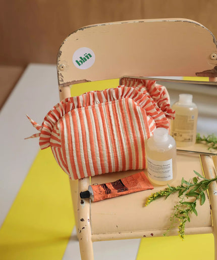 Trousse de toilette petit format Rayure Lennon Bellemme