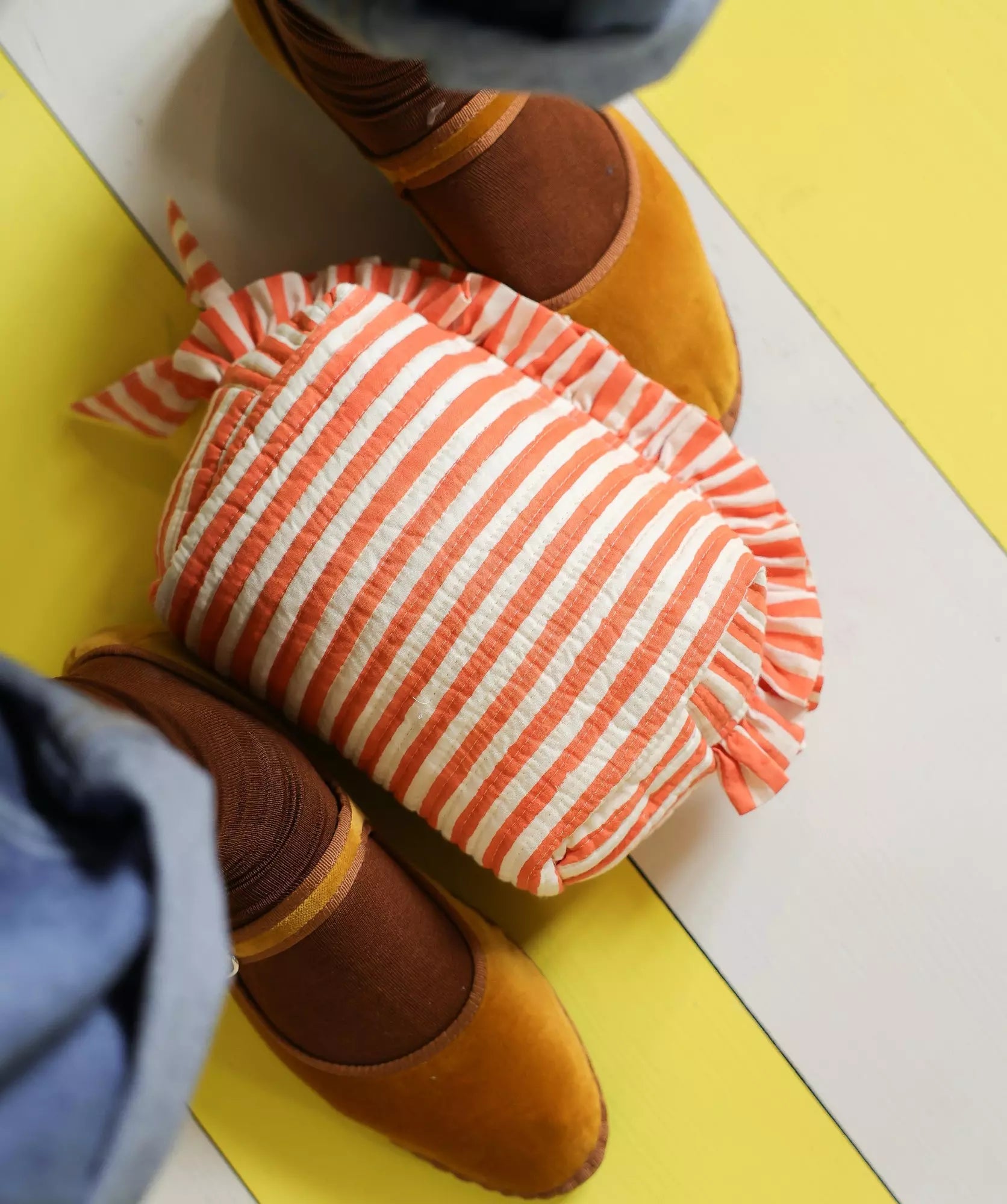 Trousse de toilette petit format Rayure Lennon Bellemme