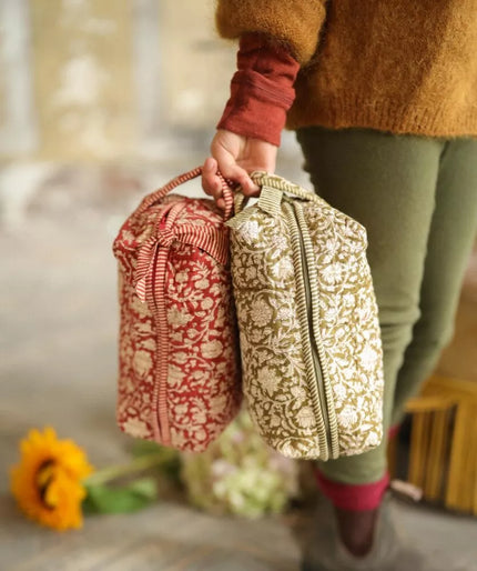 Trousse de toilette Grand format Anjali Cerise Bellemme