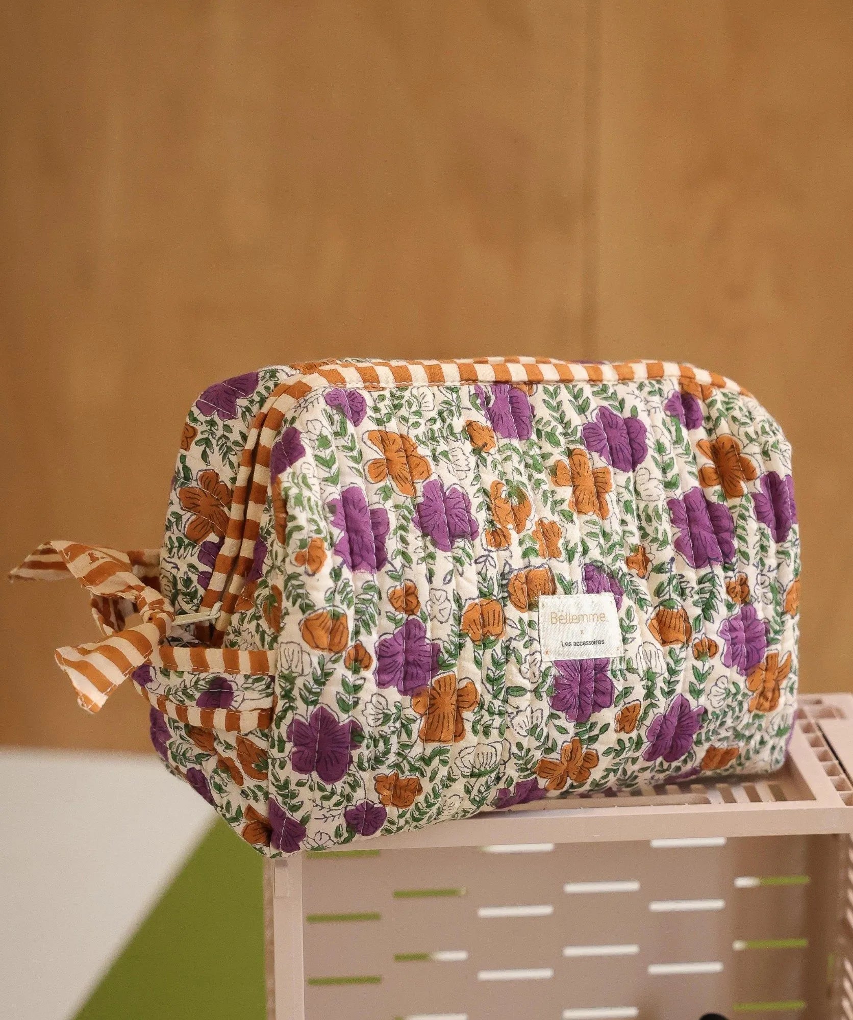 Trousse de toilette grand frmat ellis violette bellemme