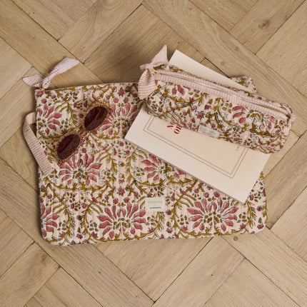 trousse d'écolier palmyre rose poudré
