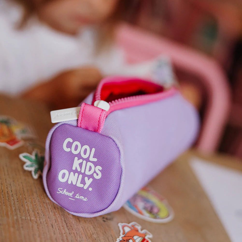 trousse mini mauve