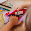 trousse mini mauve