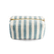 Trousse de toilette vic raye bleu ciel