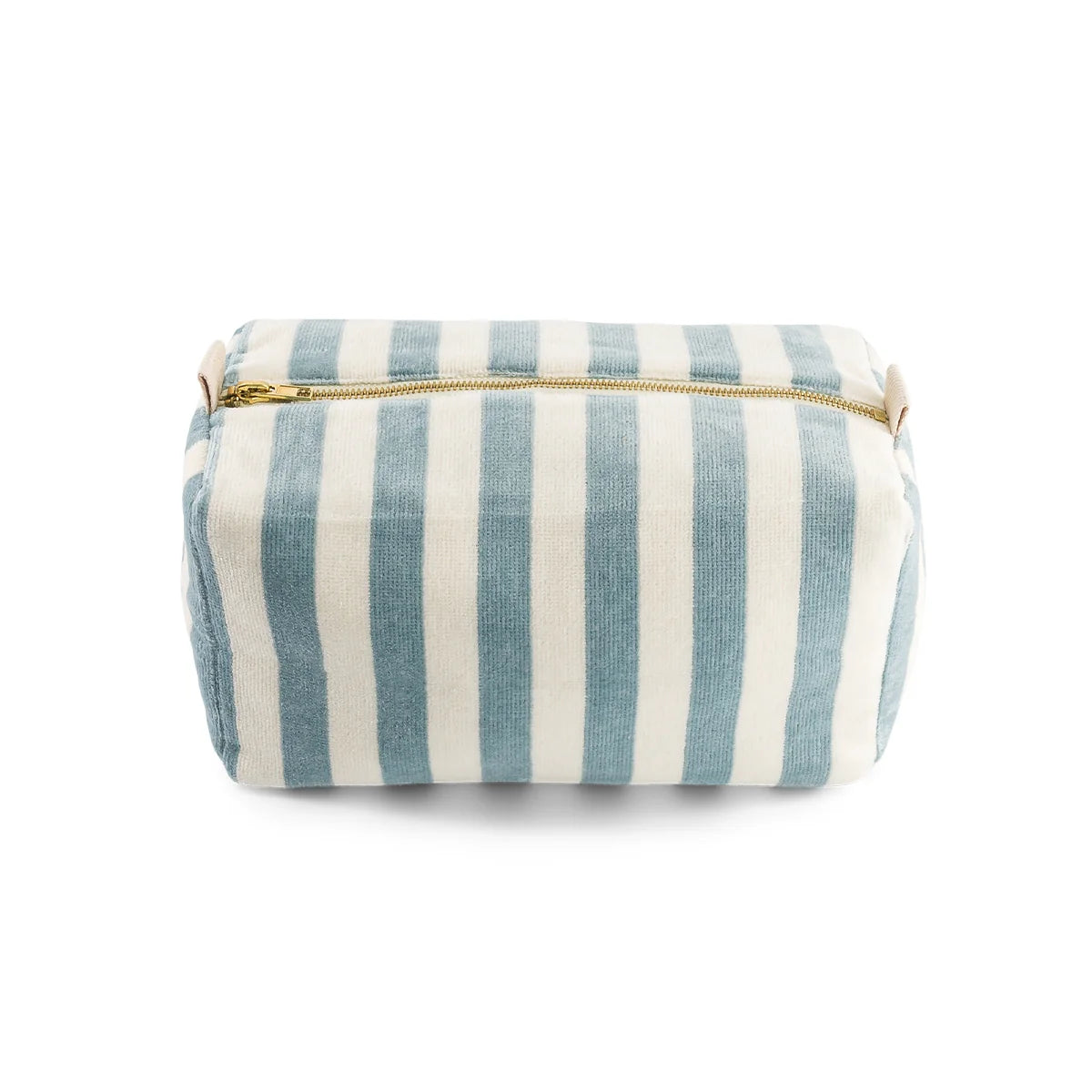 Trousse de toilette vic raye bleu ciel