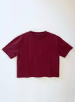 T-shirt lie de vin boxy 23 degres