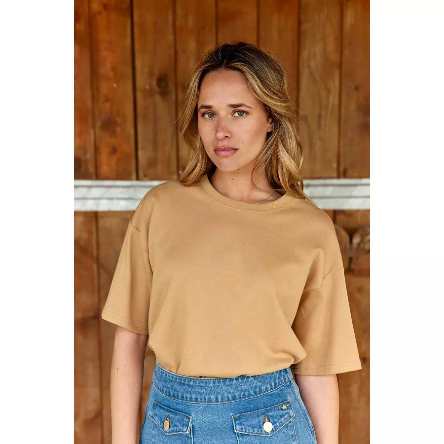 Tshirt la petite etoile Tais camel 
