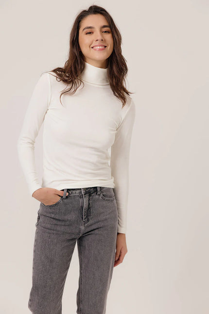 Col roulé Eliza | Crème