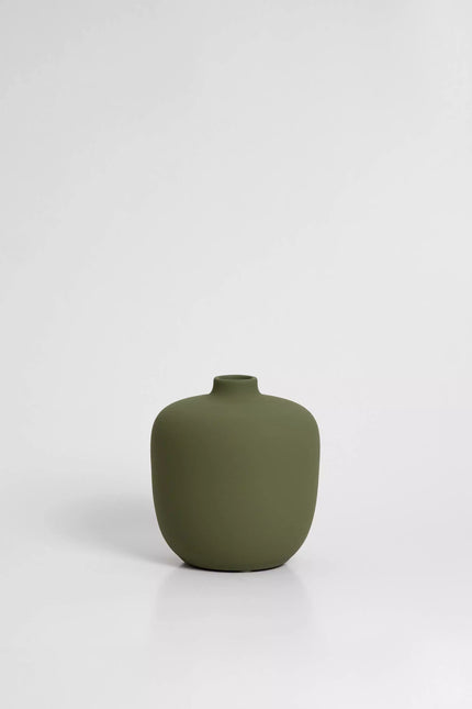 Vase 05 vert olive O cactuu