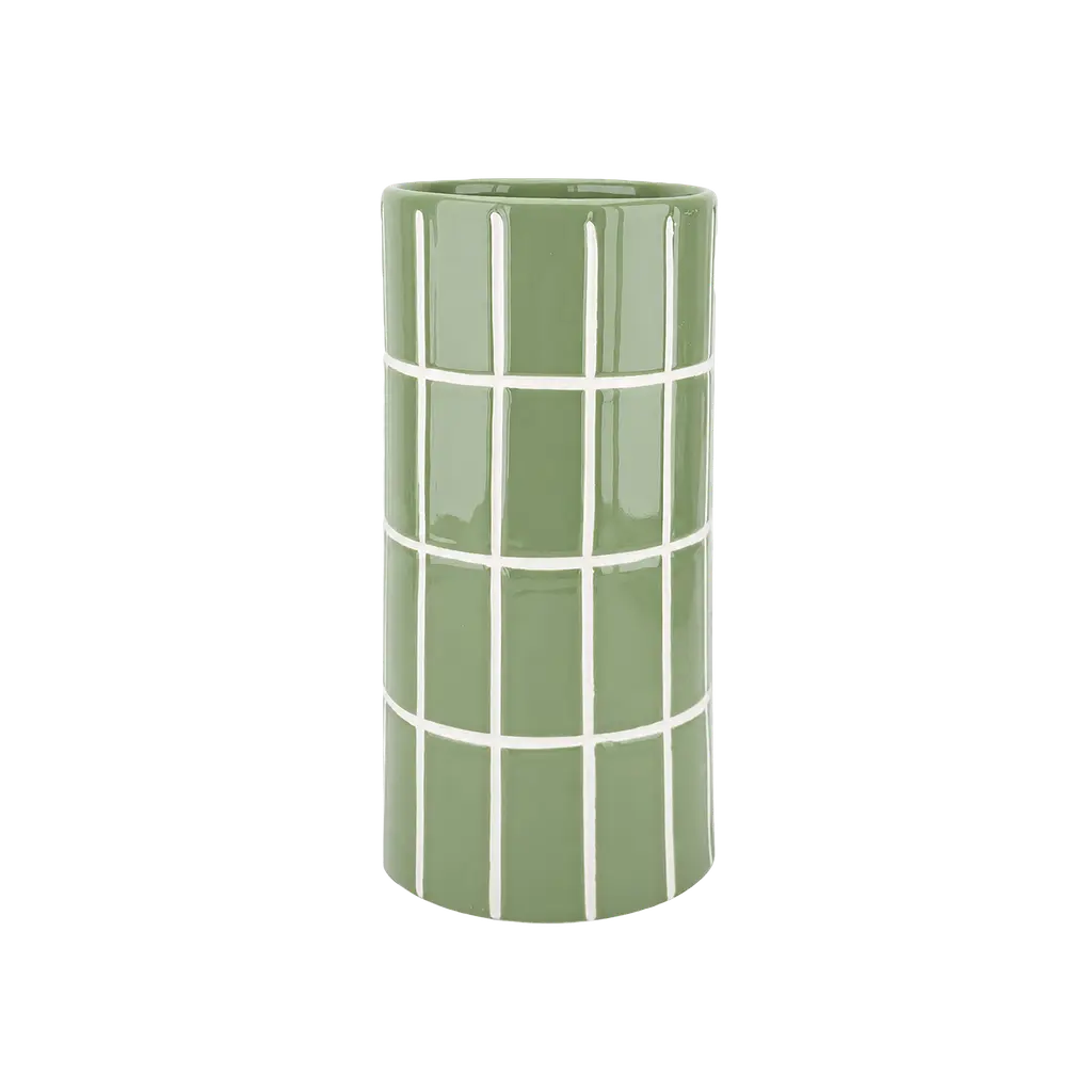 Vase carrelage matcha 