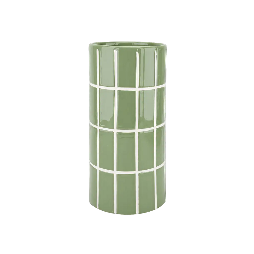 Vase carrelage matcha 