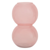 Vase double rond rose