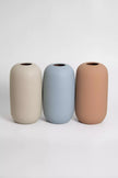 Vase dune sable bleu et terracota 