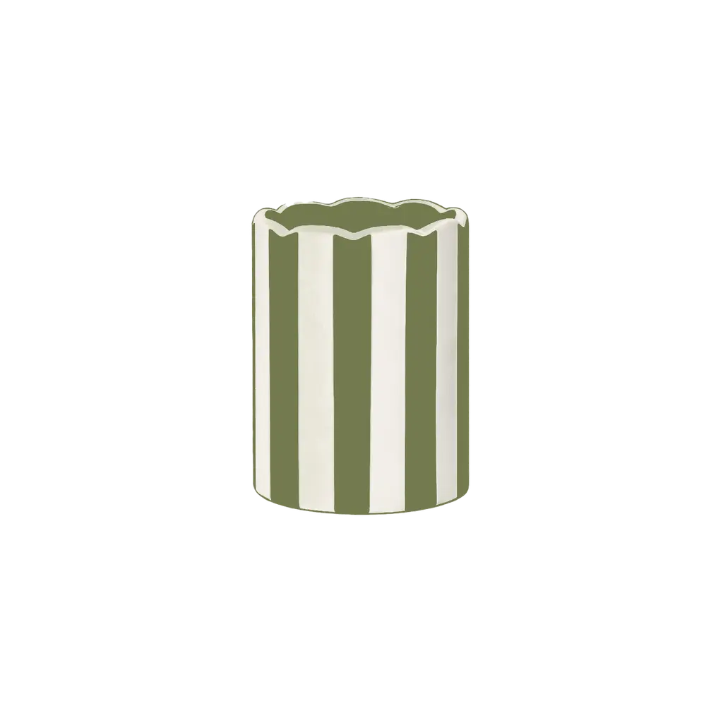 Vase Paul petit modèle kaki 