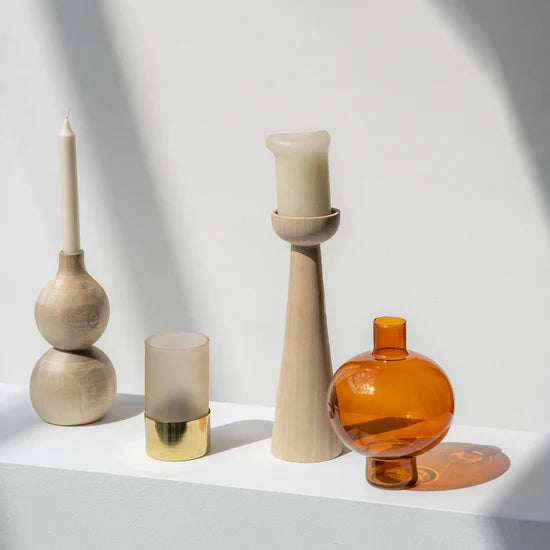 Vase rond urban nature culture couleur brique