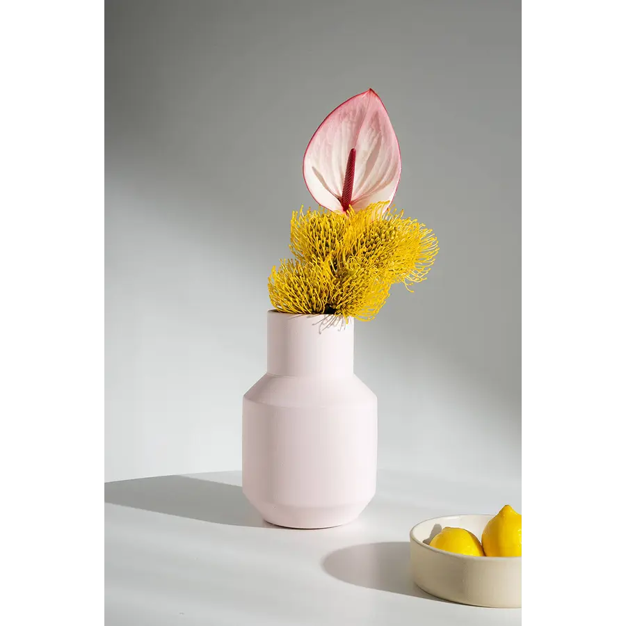 Vase sado rose clair O cactus