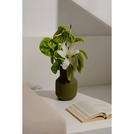Vase sado vert olive O cactus