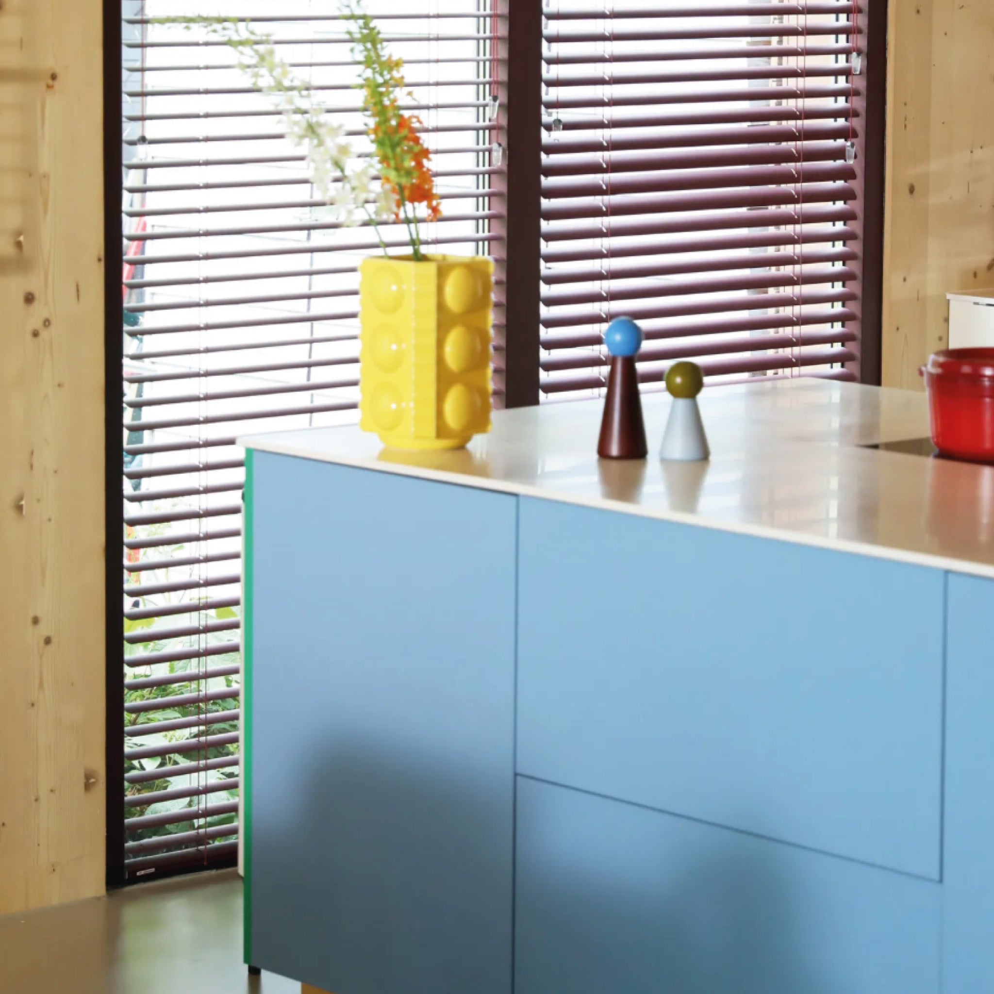 Grand vase FACET jaune – &Klevering