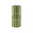 Vase carrelage vert